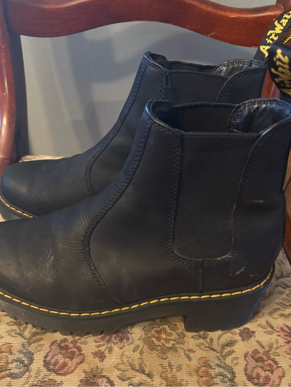 Dr. Martens Black Leather Chelsea Boots